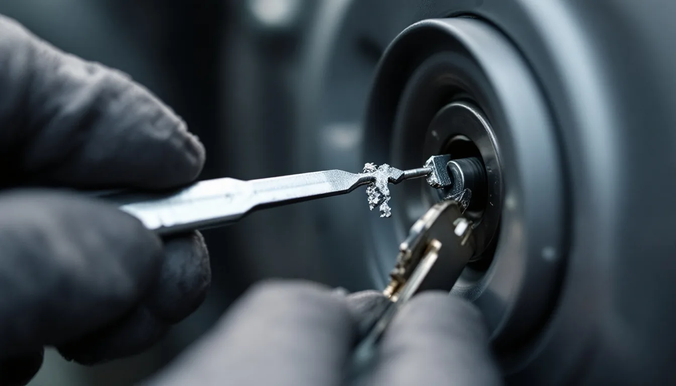 Broken key extraction