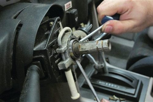Steering column and ignition cylinder repair