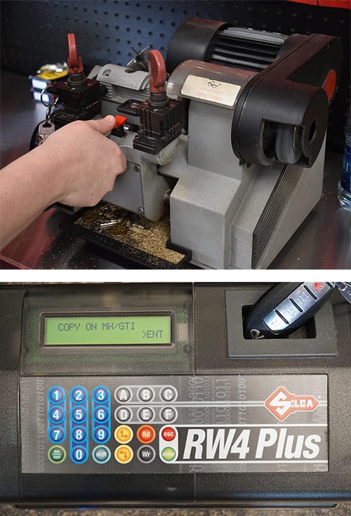 Car key cutting and programming on site