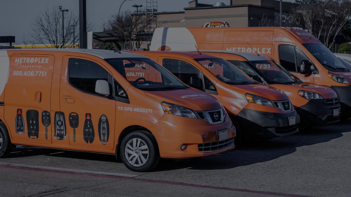 The Metroplex Locksmith mobile fleet