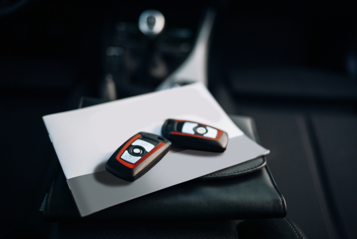 Cars keys and paperwork